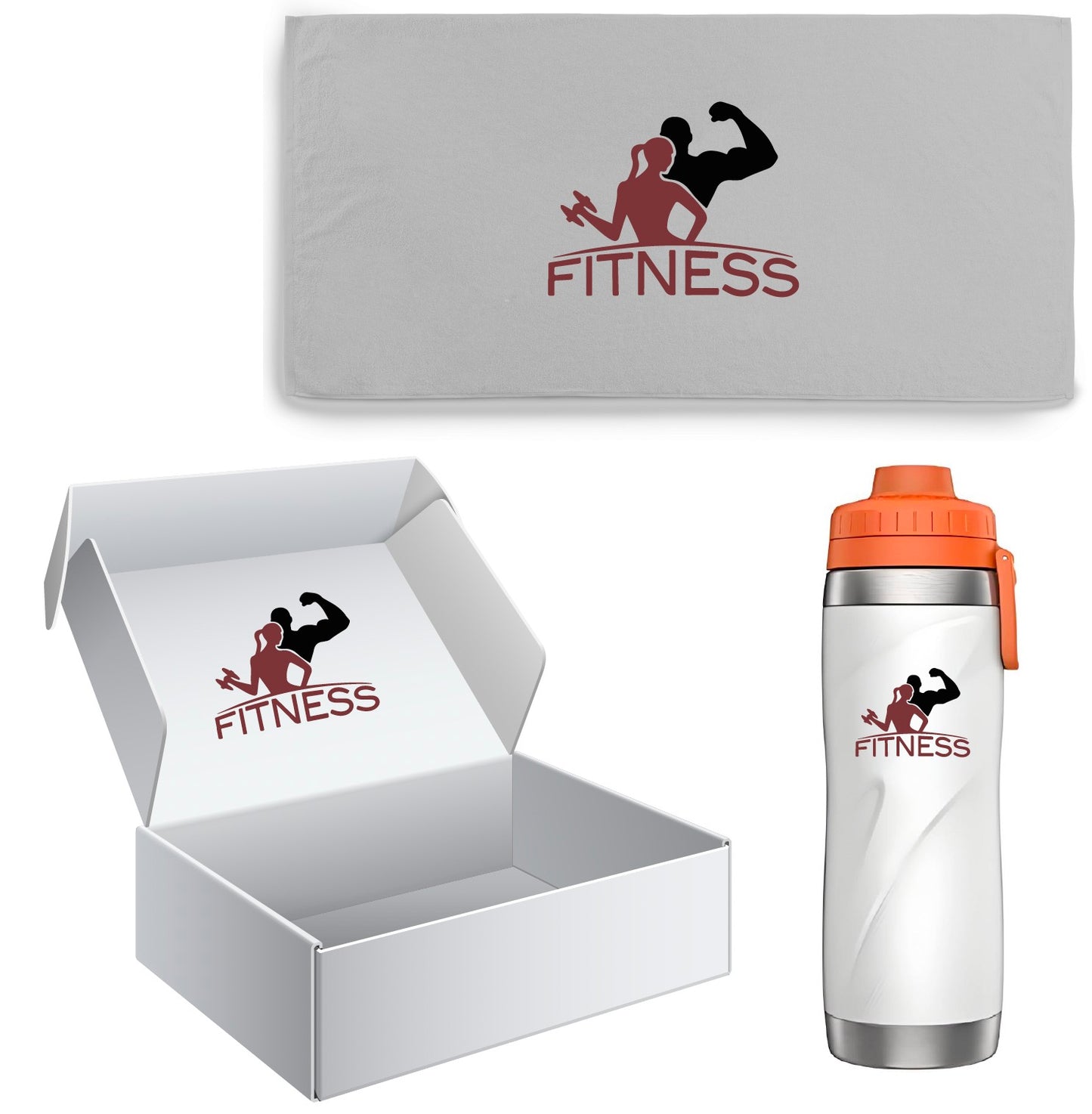 Gatorade Metal Bottle Pack with Insulated Stainless Steel Water Bottle Towel and Gift Box OEM Bottle Gift Set