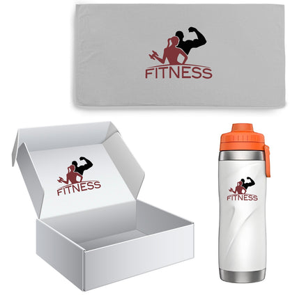 Gatorade Metal Bottle Pack with Insulated Stainless Steel Water Bottle Towel and Gift Box OEM Bottle Gift Set